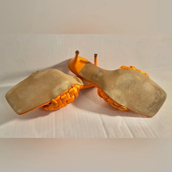 Cape Robbin Miella Women’s Orange Stiletto Heels, Size 10 - Picture 2 of 6
